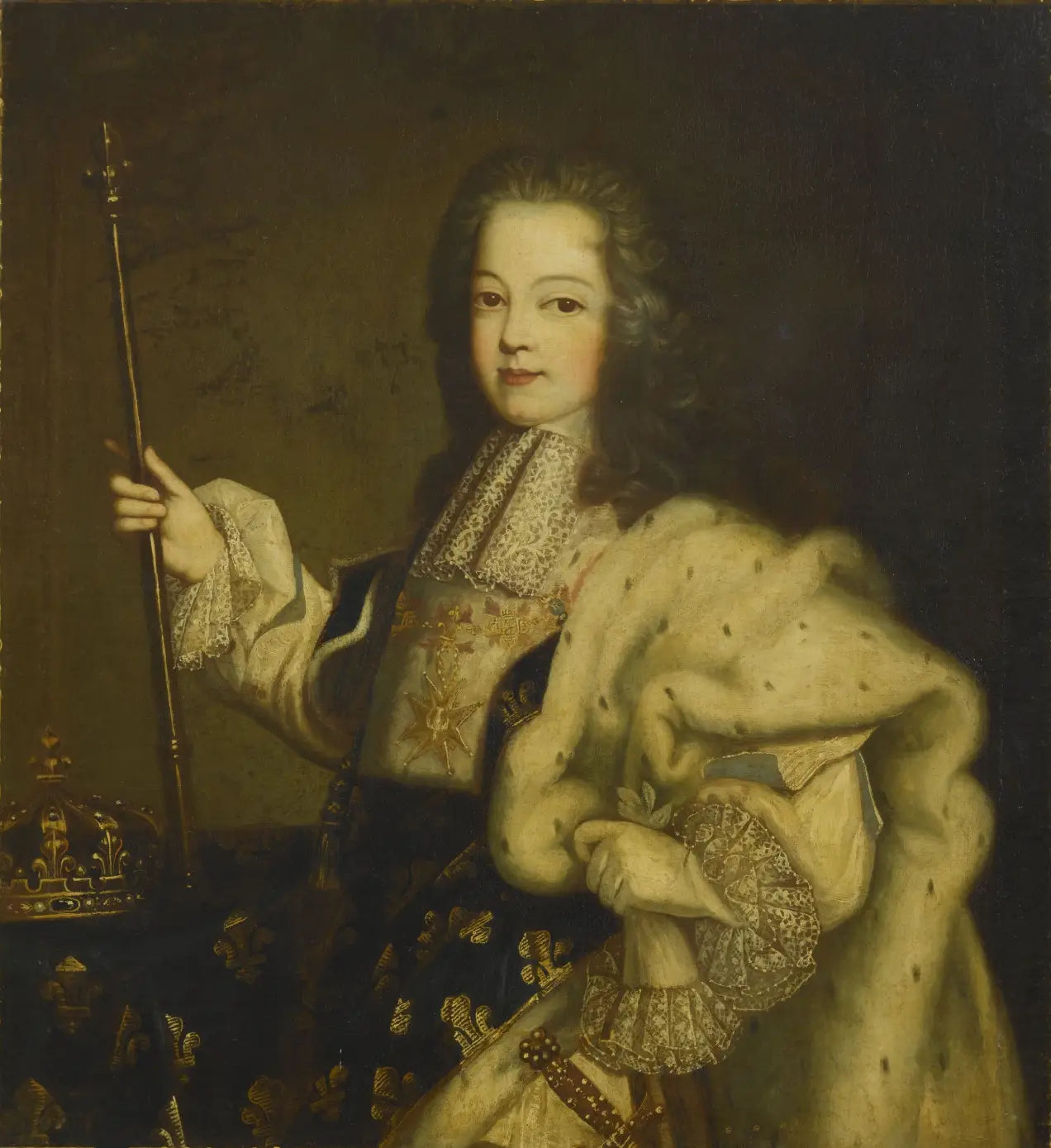 Louis XV roi de France (1710-1774) - Hyacinthe Rigaud - Alpha Reproduction