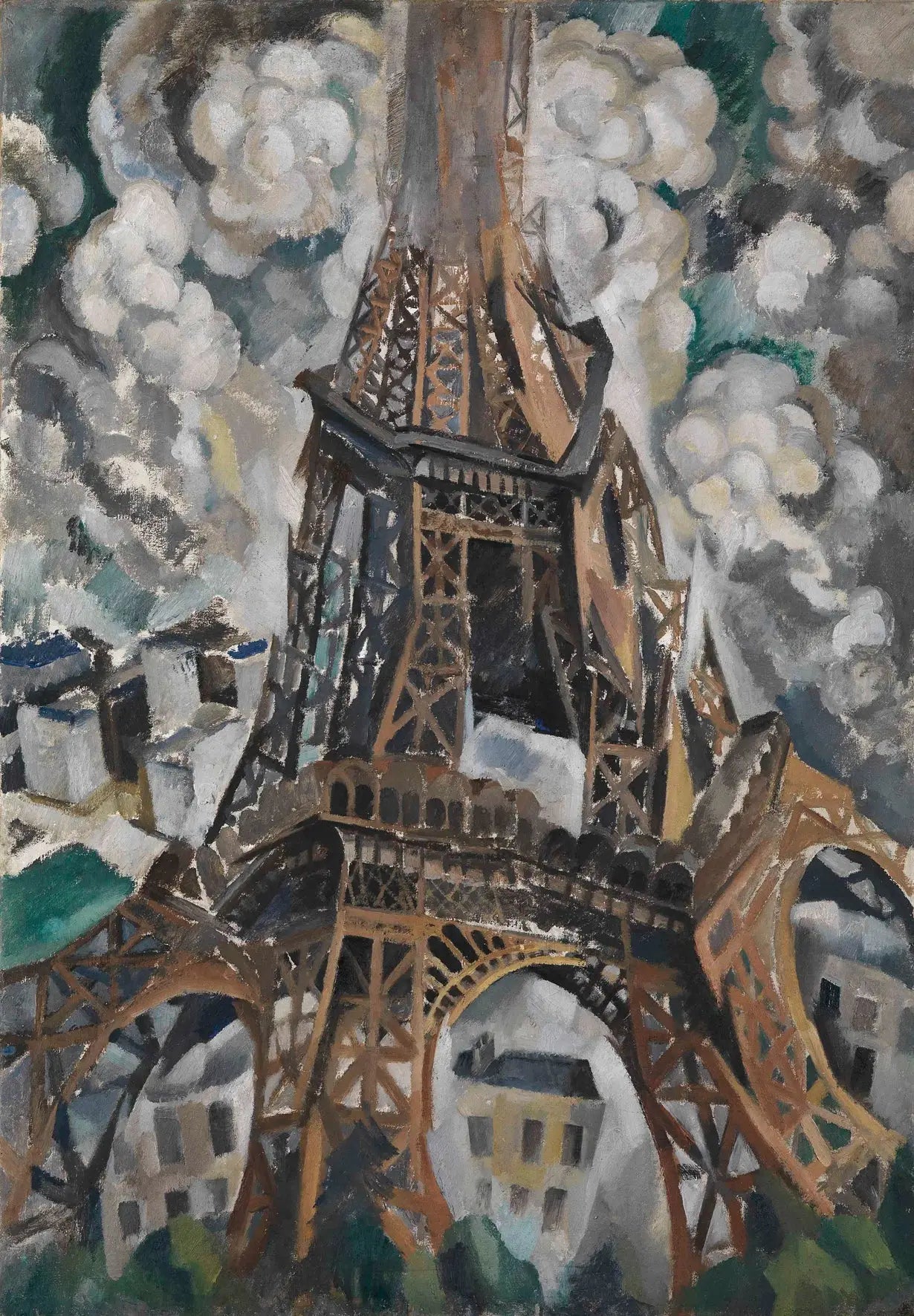 Reproduction du tableau « La Tour Eiffel - Robert Delaunay » par Alpha Reproduction en peinture à l’huile