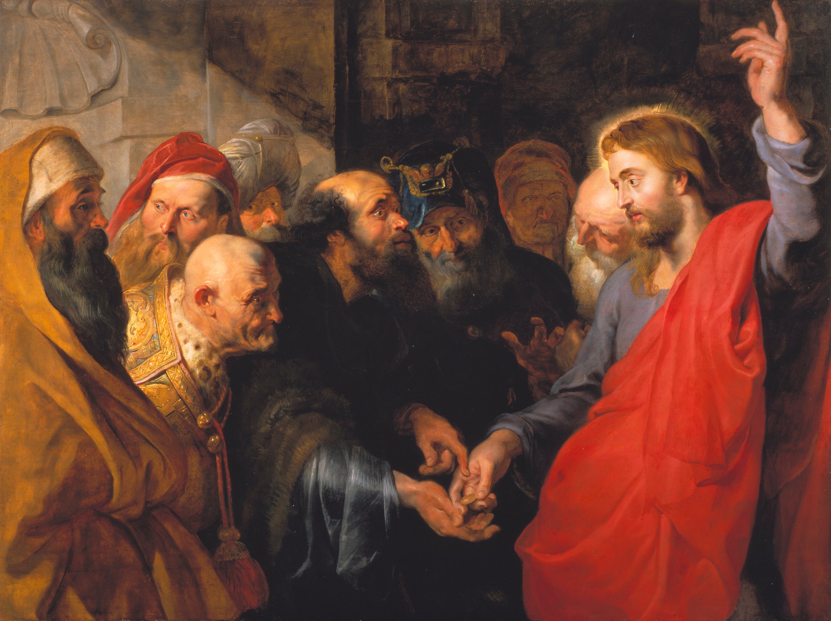 L'argent du tribut - Peter Paul Rubens