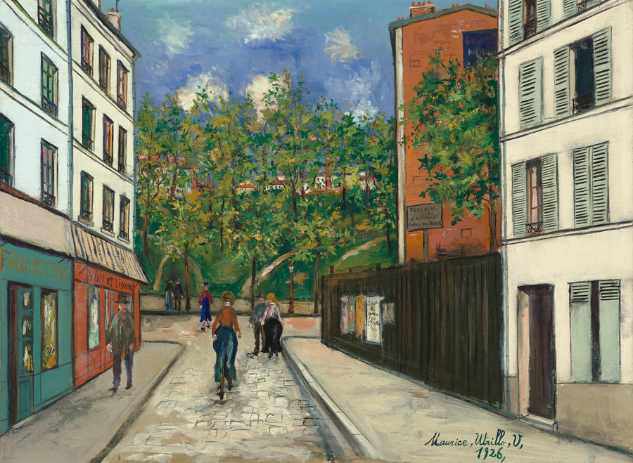 Rue à Paris et les fortifications (1926) - Maurice Utrillo