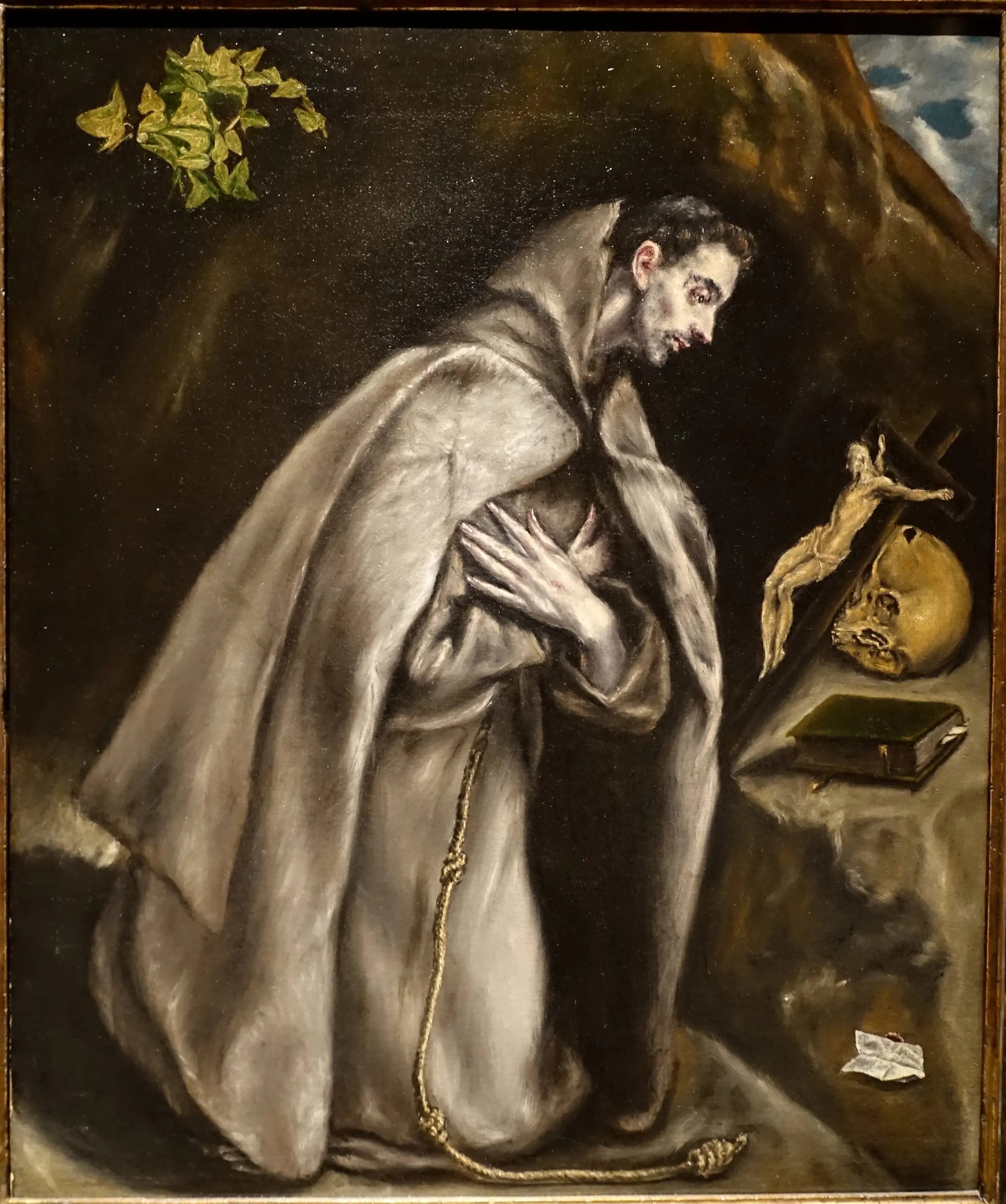 Saint François agenouillé en méditation - El Greco - Alpha Reproduction