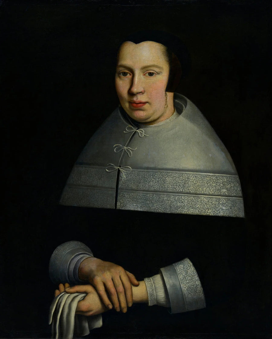 Portrait de Maaiken Stoop, épouse de Jacob Ouzeel (1631-1709) - Samuel van Hoogstraten