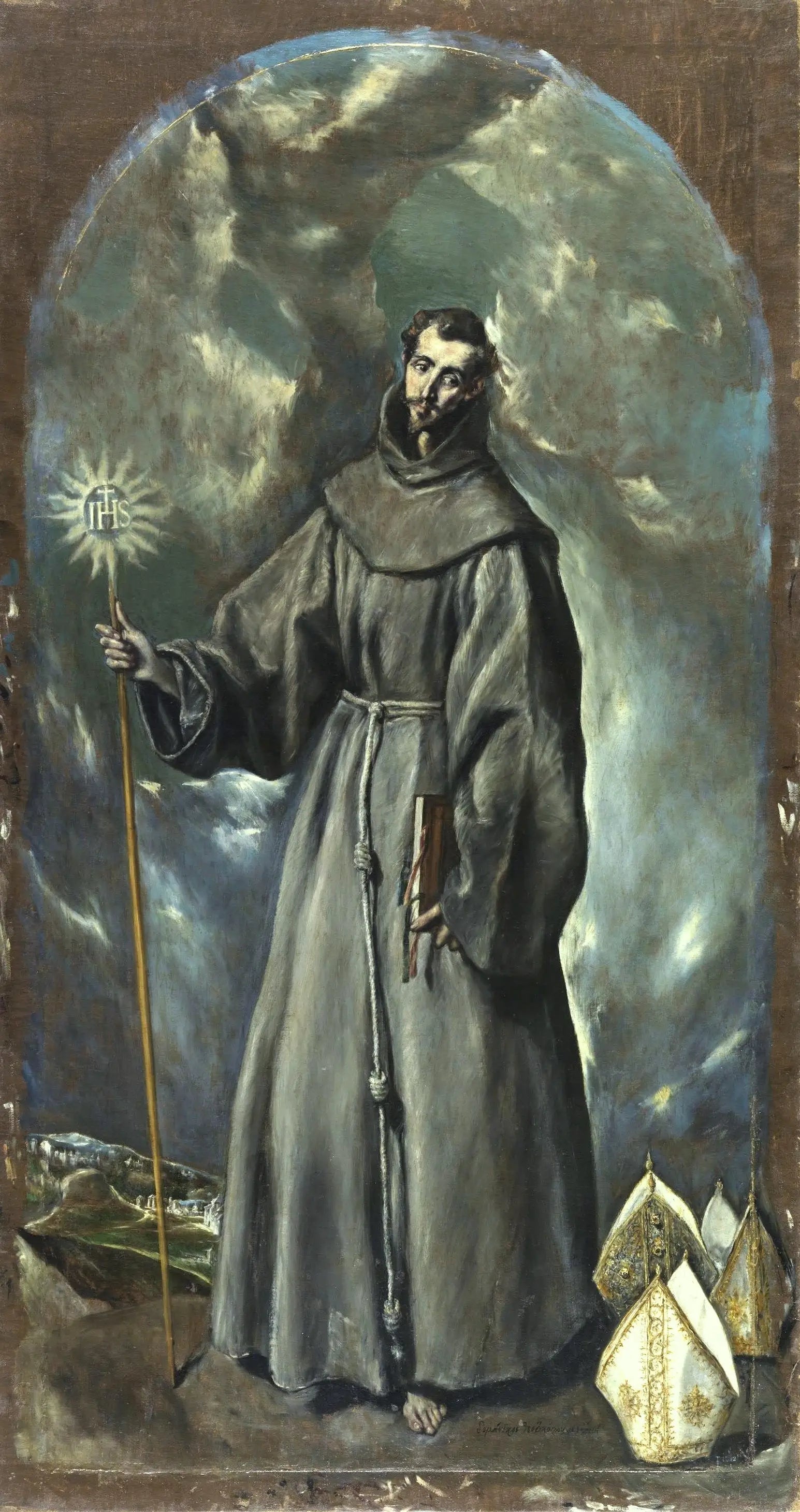 Saint Bernardin de Sienne - El Greco - Alpha Reproduction