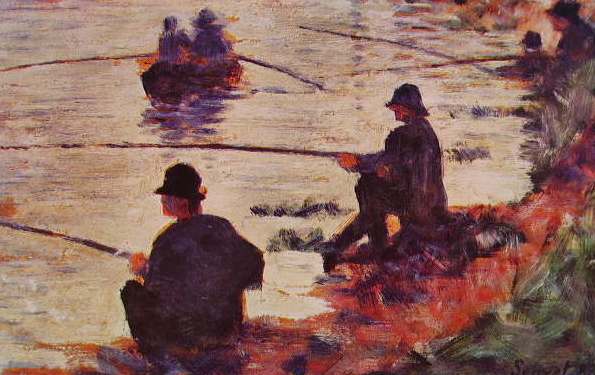 Pêcheurs sur les bords de la Seine - Georges Seurat