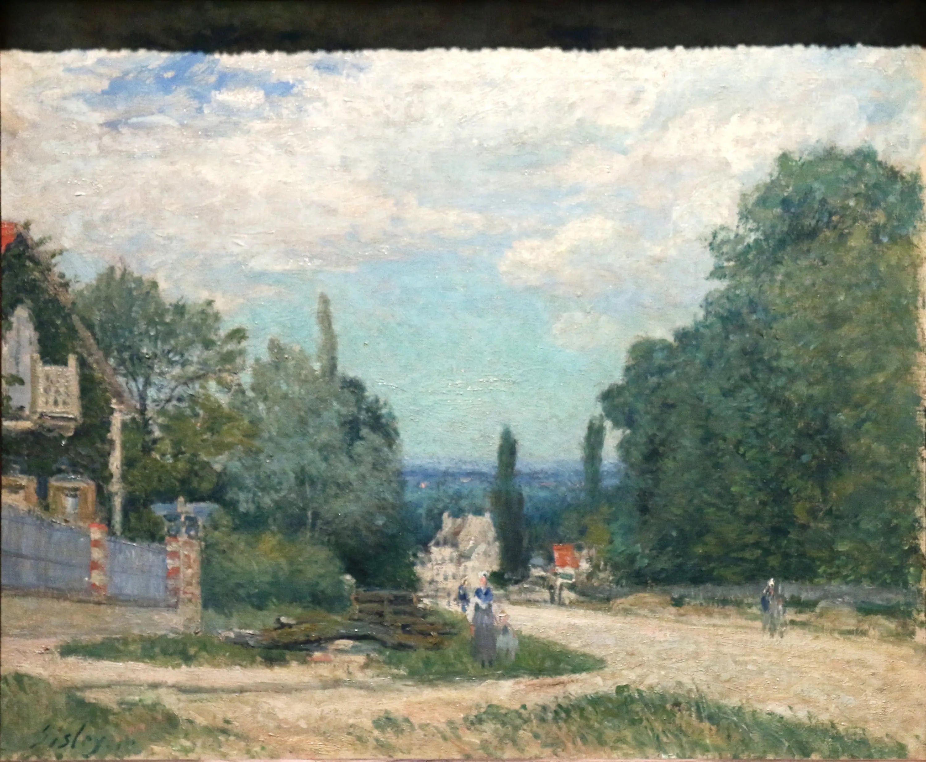Reproduction du tableau « Route de Louveciennes - Alfred Sisley » par Alpha Reproduction en peinture à l’huile