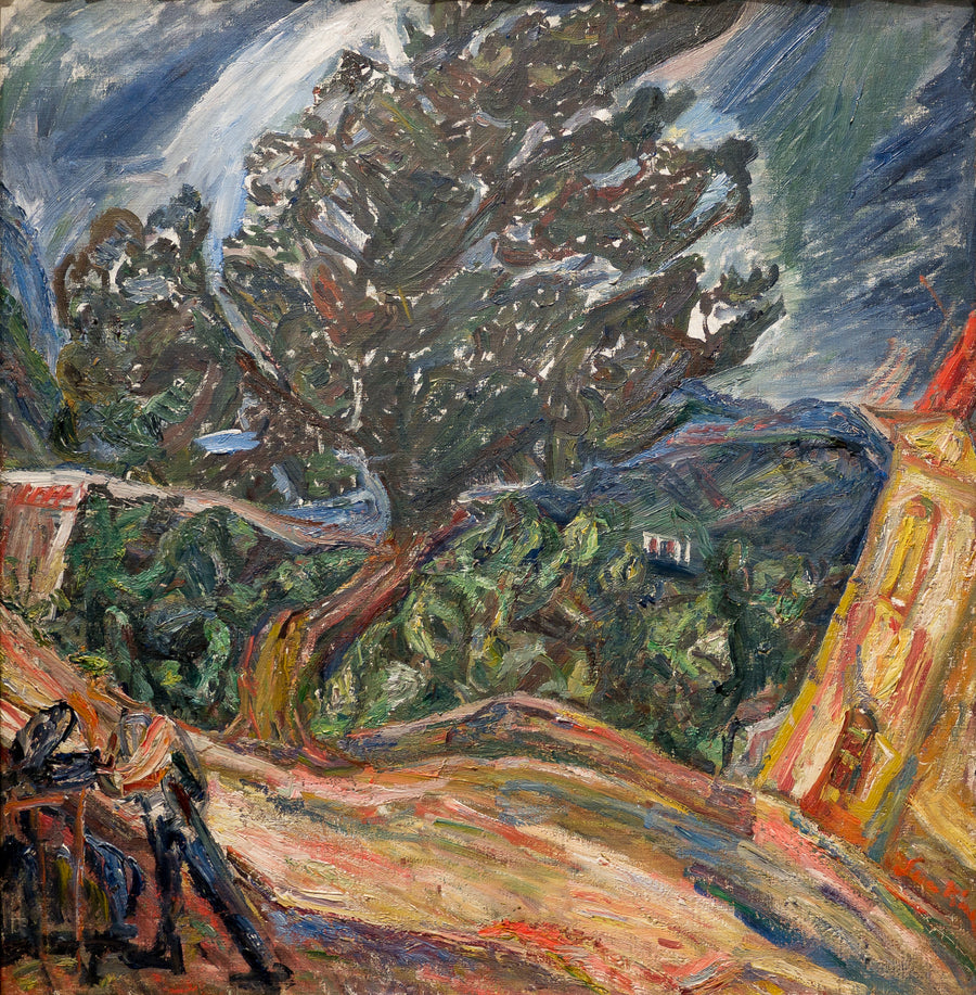 Le gros arbre bleu - Chaim Soutine