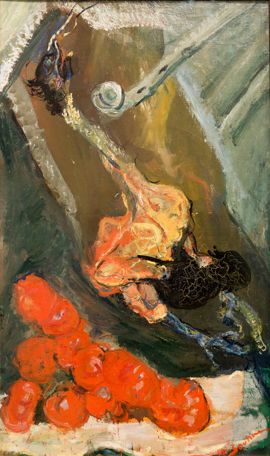 Dindon et tomates - Chaim Soutine