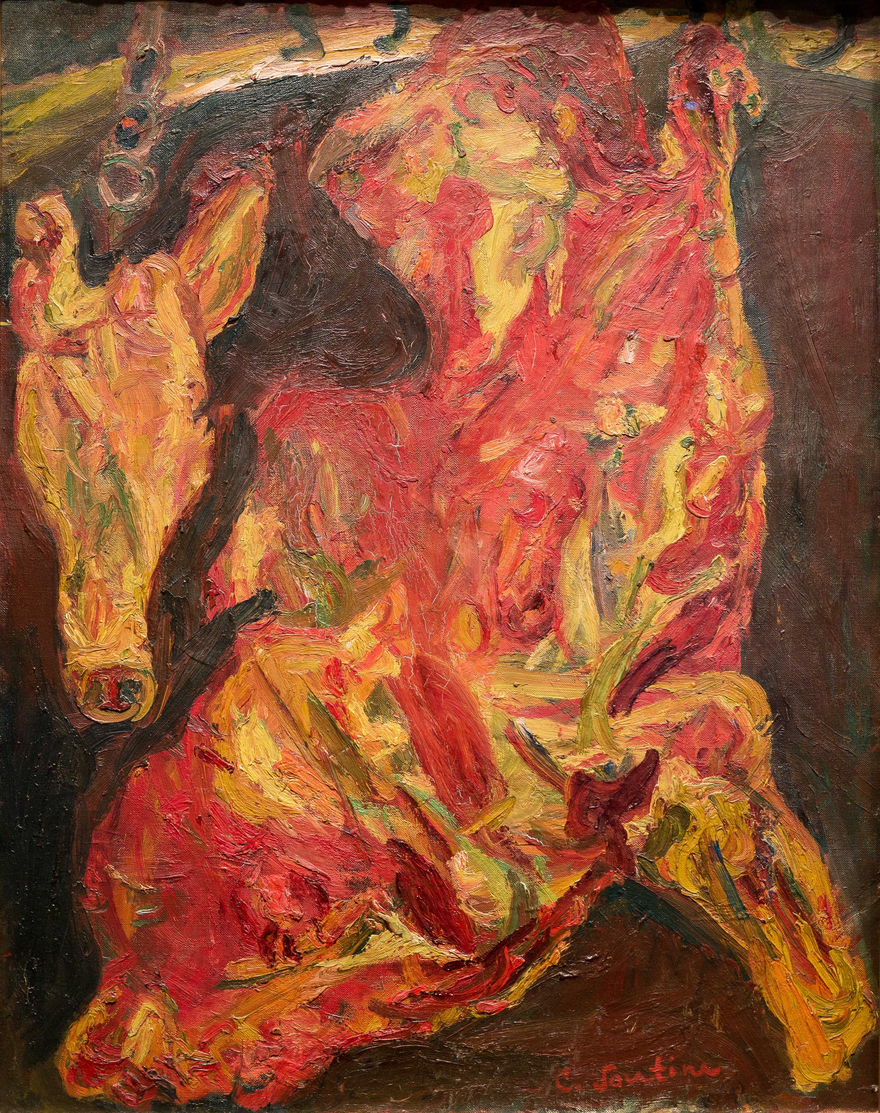 Bœuf et Tête de veau - Chaïm Soutine - Alpha Reproduction
