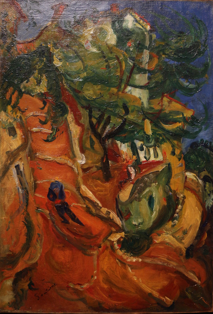 Soutine, Paysage à Cagnes, c. 1923 - Chaim Soutine