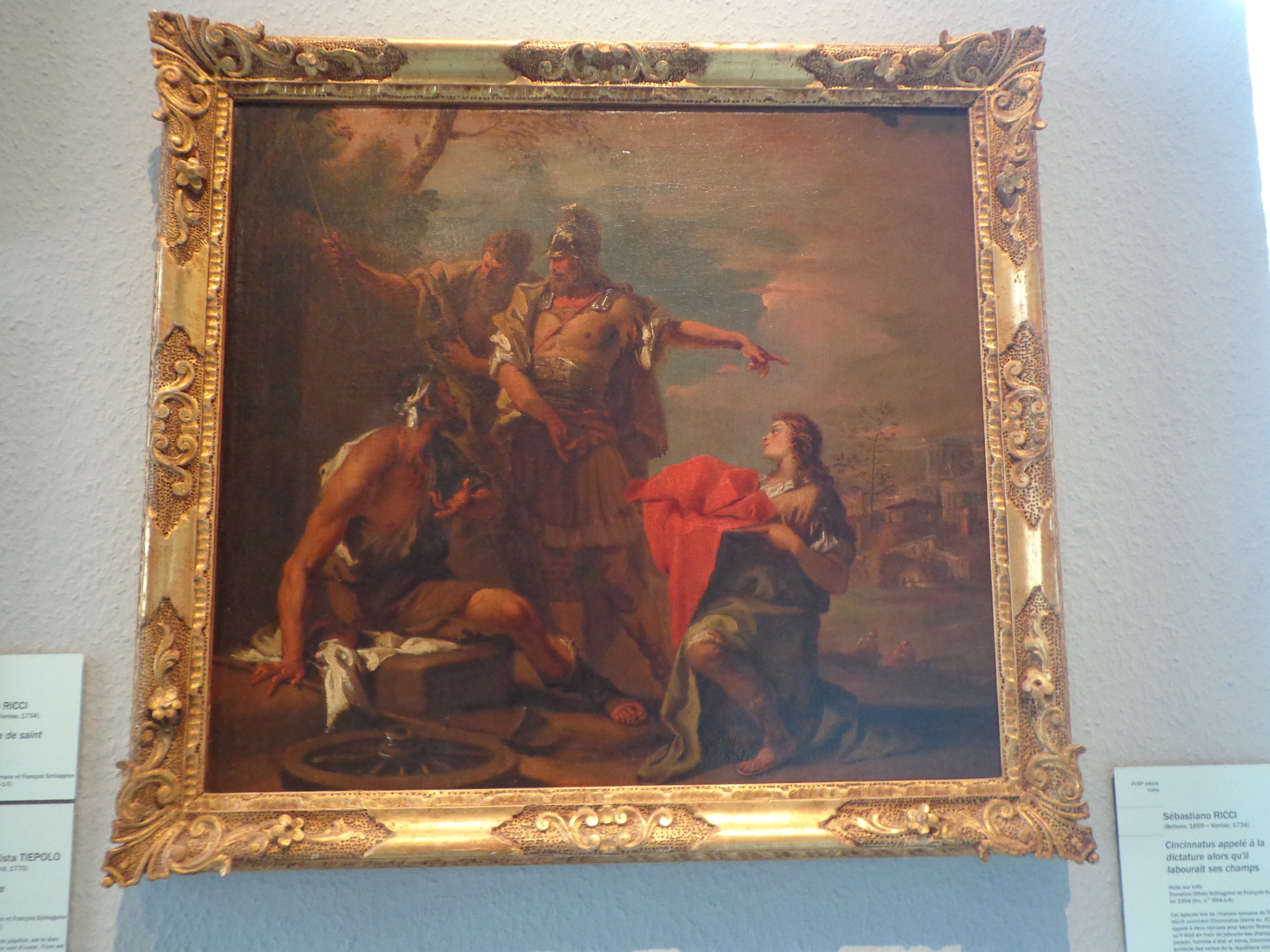Cincinnatus appelé du terrain - Sebastiano Ricci - Alpha Reproduction
