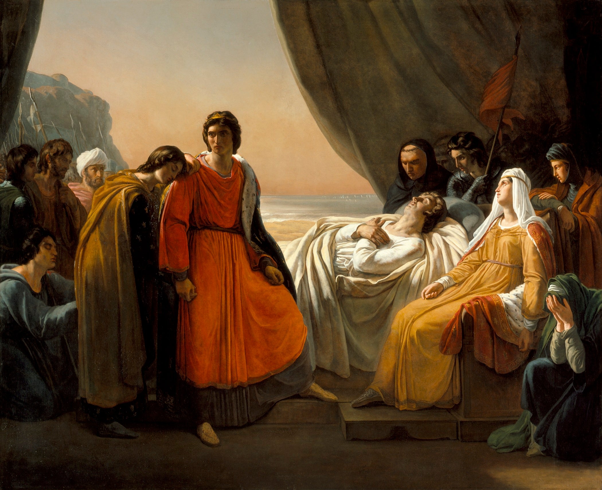 La mort de Saint Louis - Ary Scheffer - Alpha Reproduction