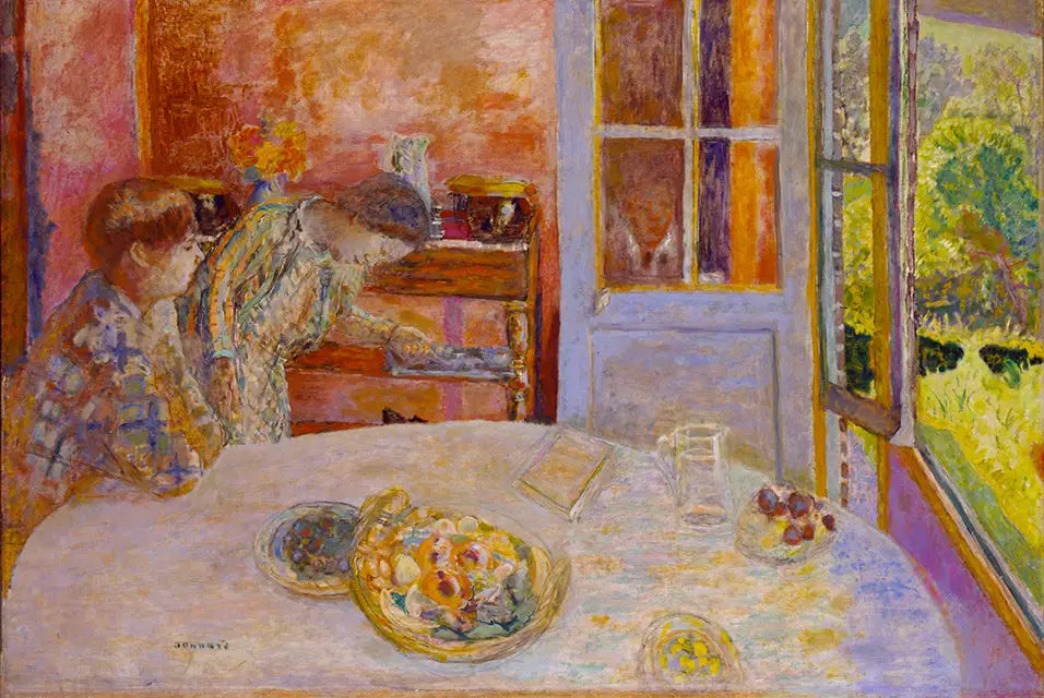 Reproduction du tableau « La salle à manger - Pierre Bonnard » par Alpha Reproduction en peinture à l’huile
