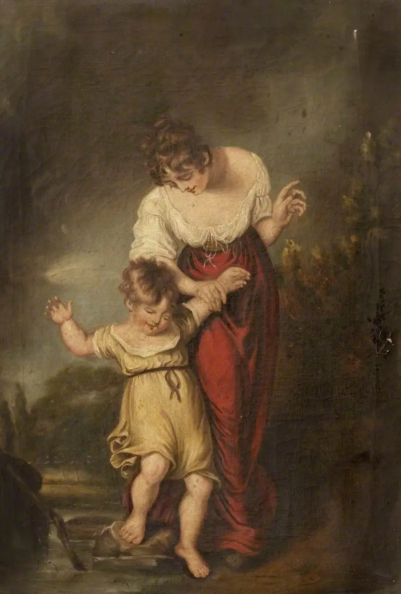 फेम और बच्चे एक फोर्ड में - थॉमस गेन्सबरो