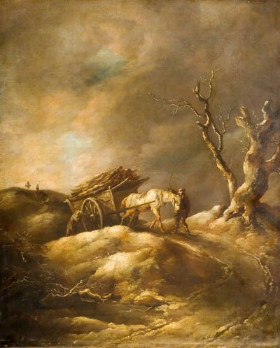 Scène d’hiver avec cheval et charrette - Thomas Gainsborough - Alpha Reproduction