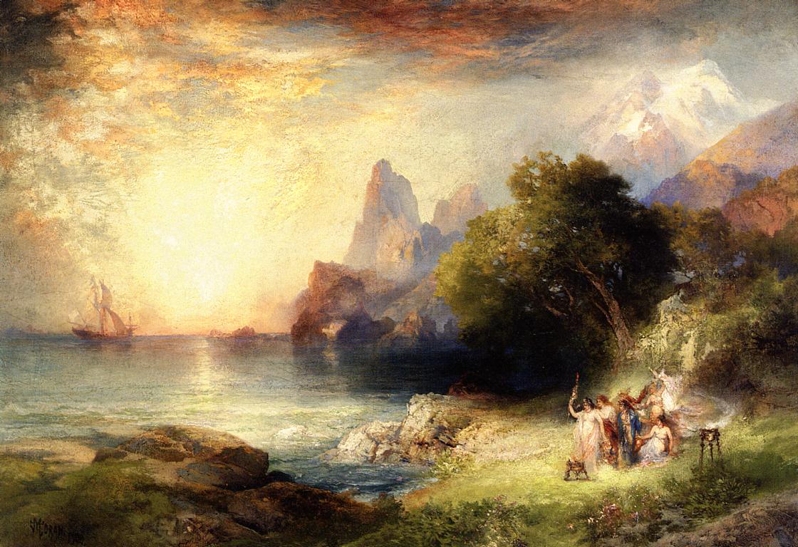Ulysse et les sirènes - Thomas Moran