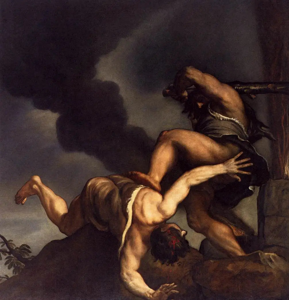 Caïn et Abel - Titian - Alpha Reproduction