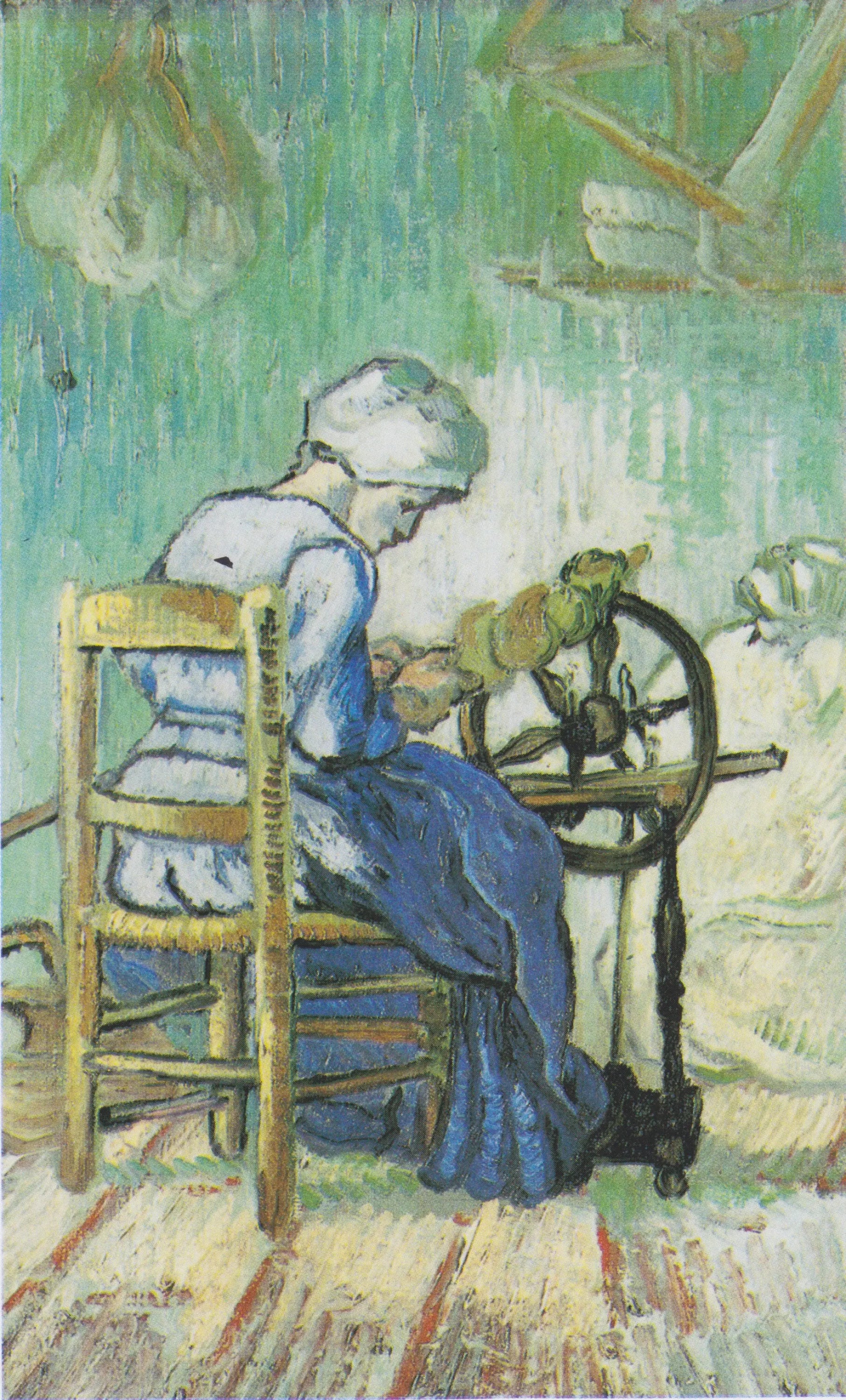 Reproduction du tableau « La filleuse - Vincent van Gogh » par Alpha Reproduction en peinture à l’huile