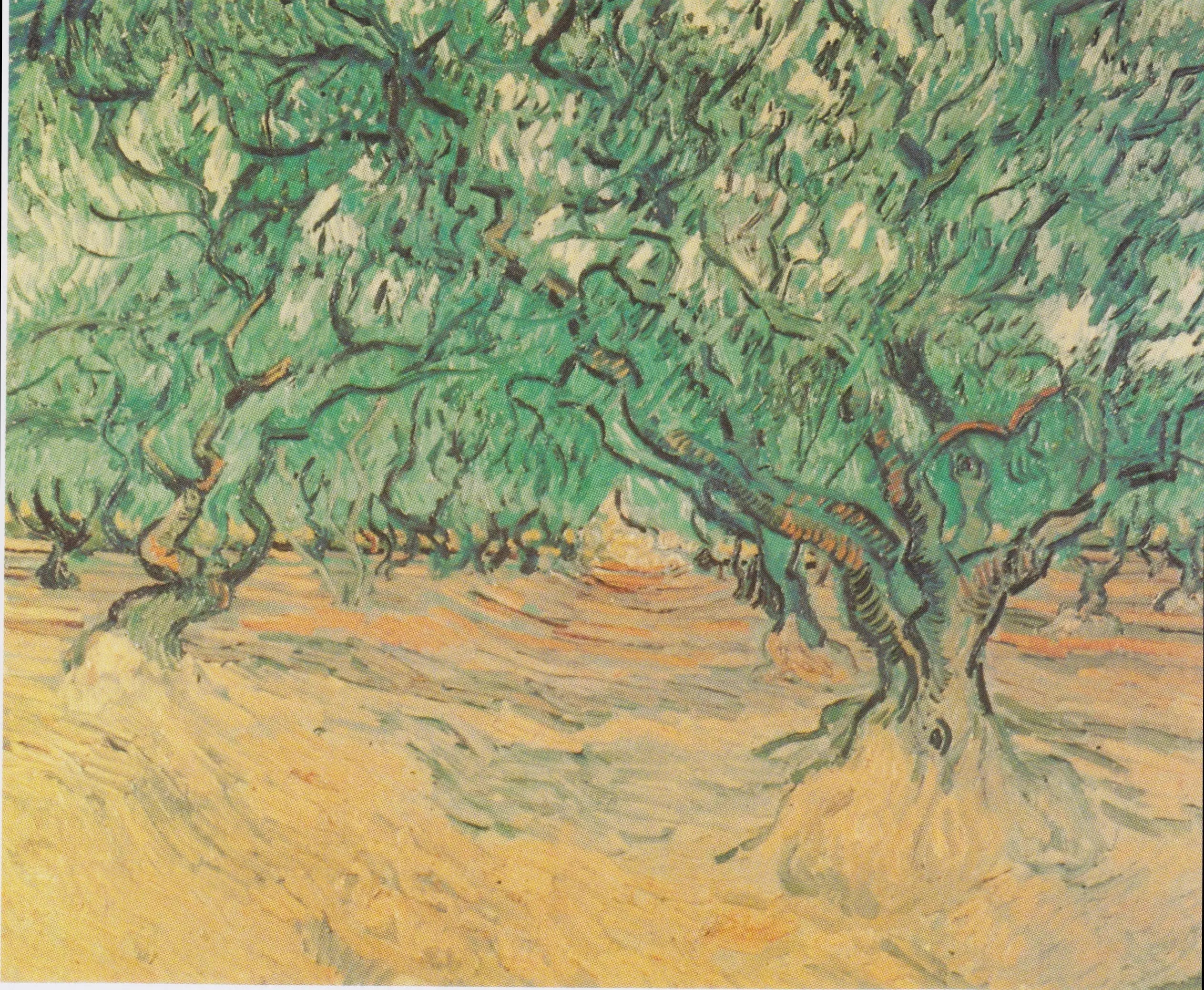 Reproduction du tableau « Oliviers - Vincent van Gogh » par Alpha Reproduction en peinture à l’huile