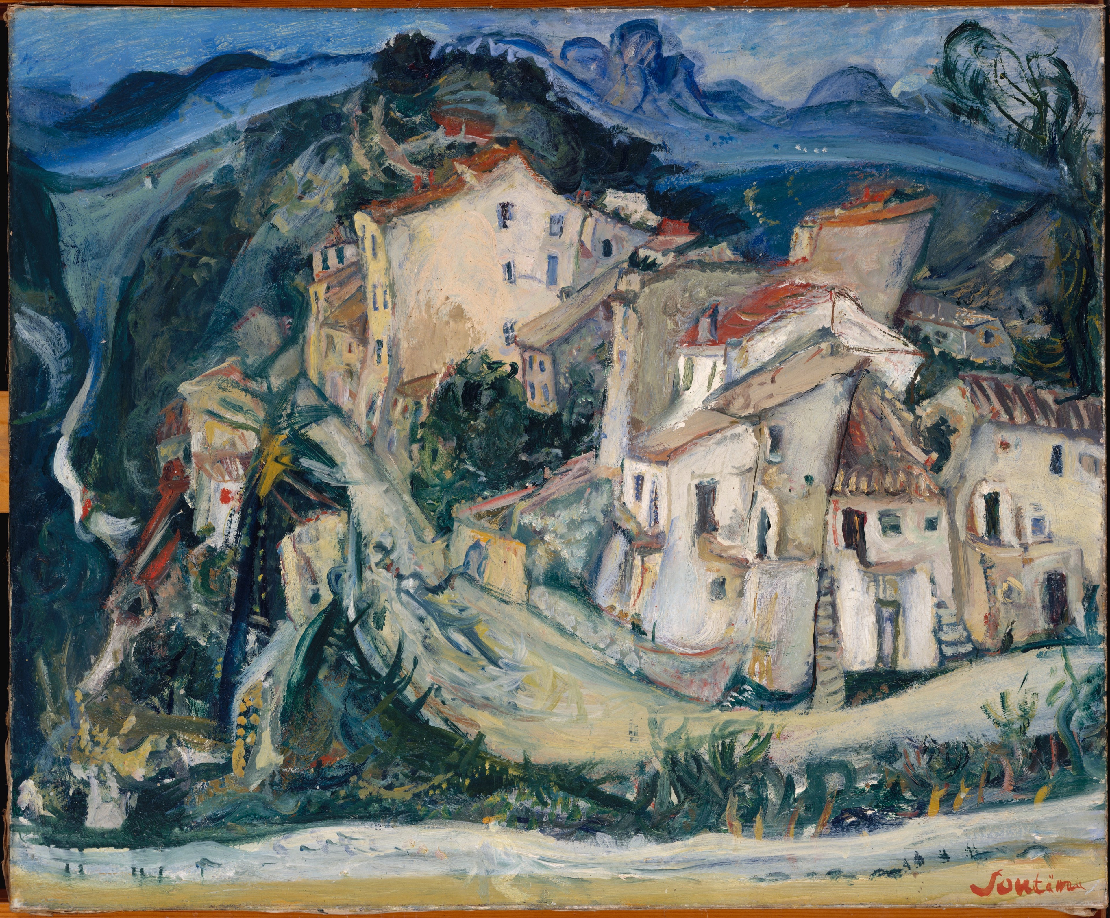 Vue de Cagnes - Chaïm Soutine - Alpha Reproduction
