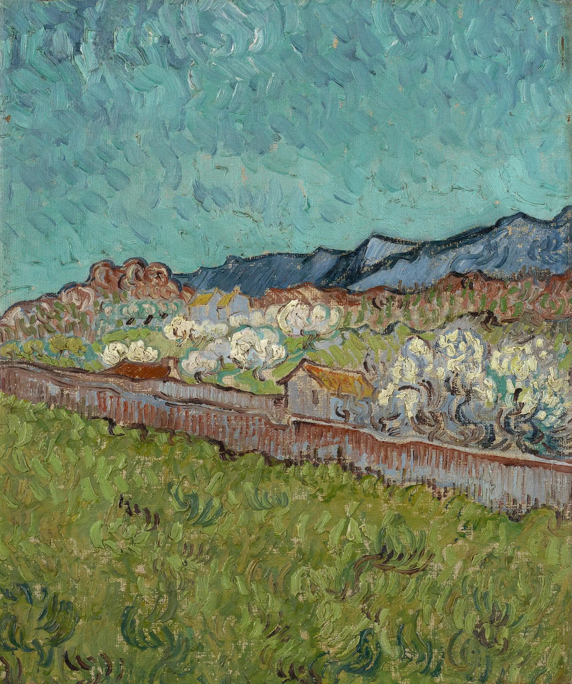 Vue sur les Alpilles - Vincent van Gogh - Alpha Reproduction