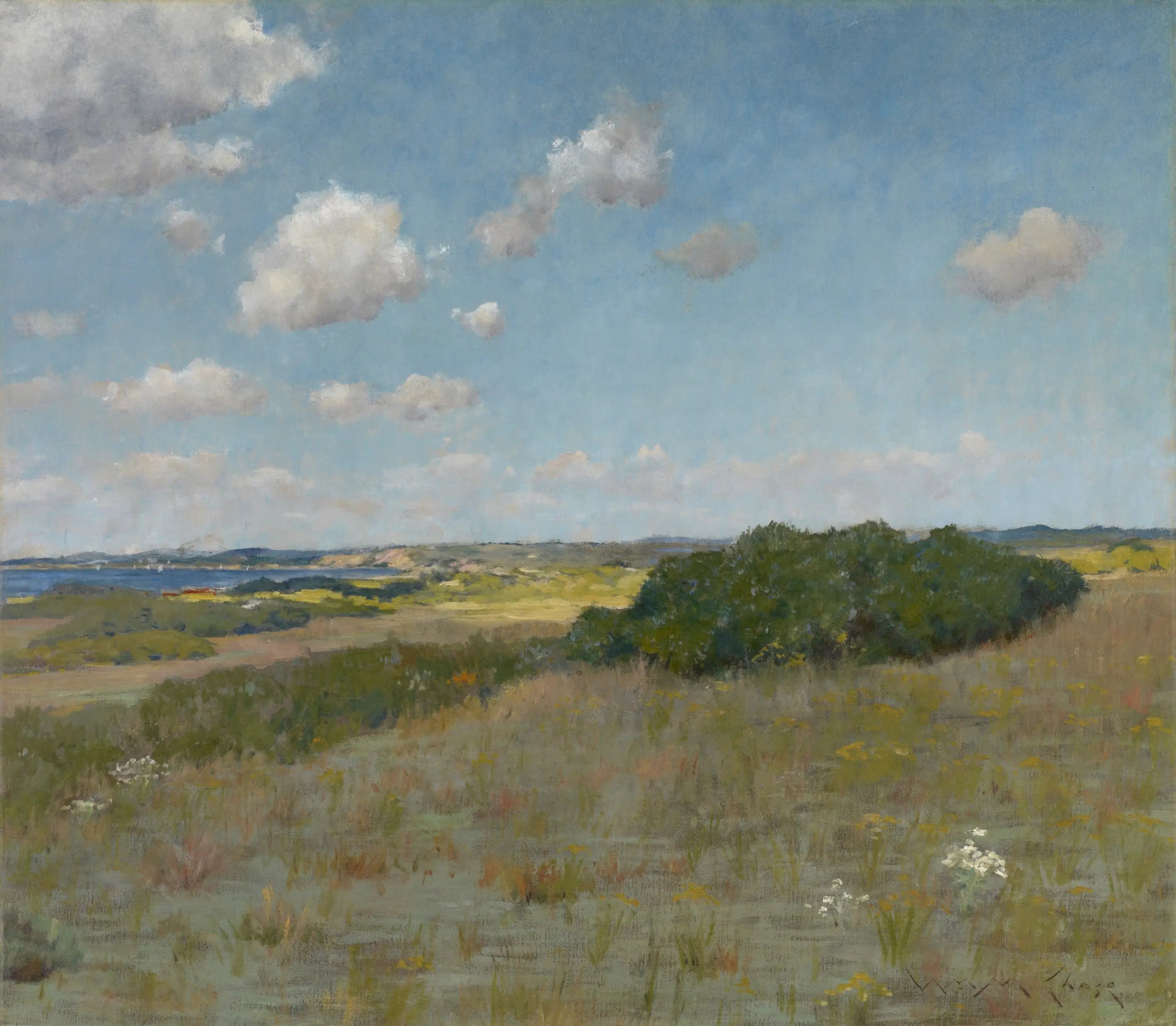 Lumière du soleil et ombre Shinnecock Hills - William Merritt Chase - Alpha Reproduction