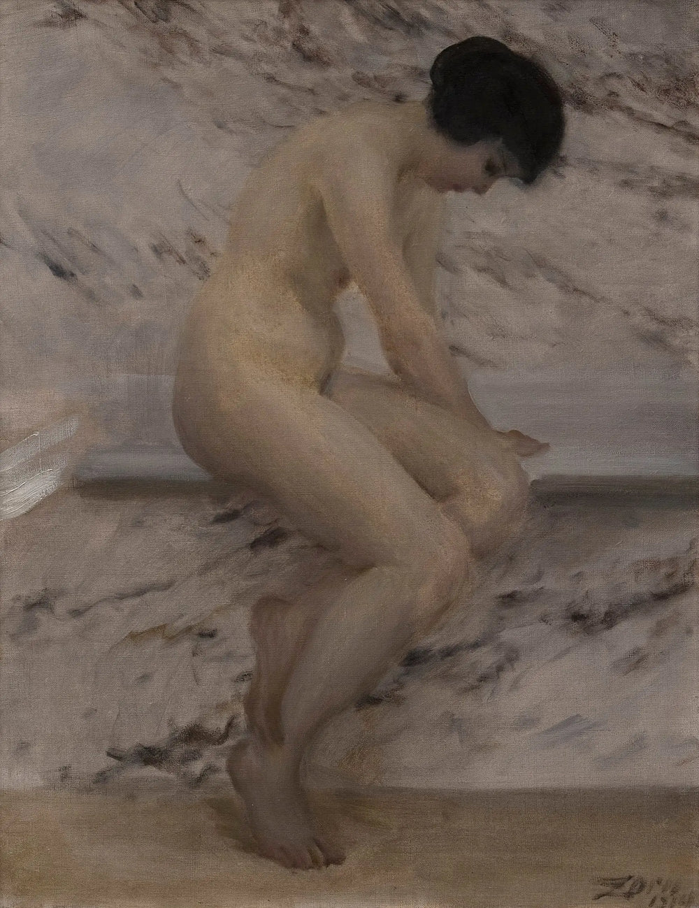 À la baignoire - Anders Zorn - Alpha Reproduction