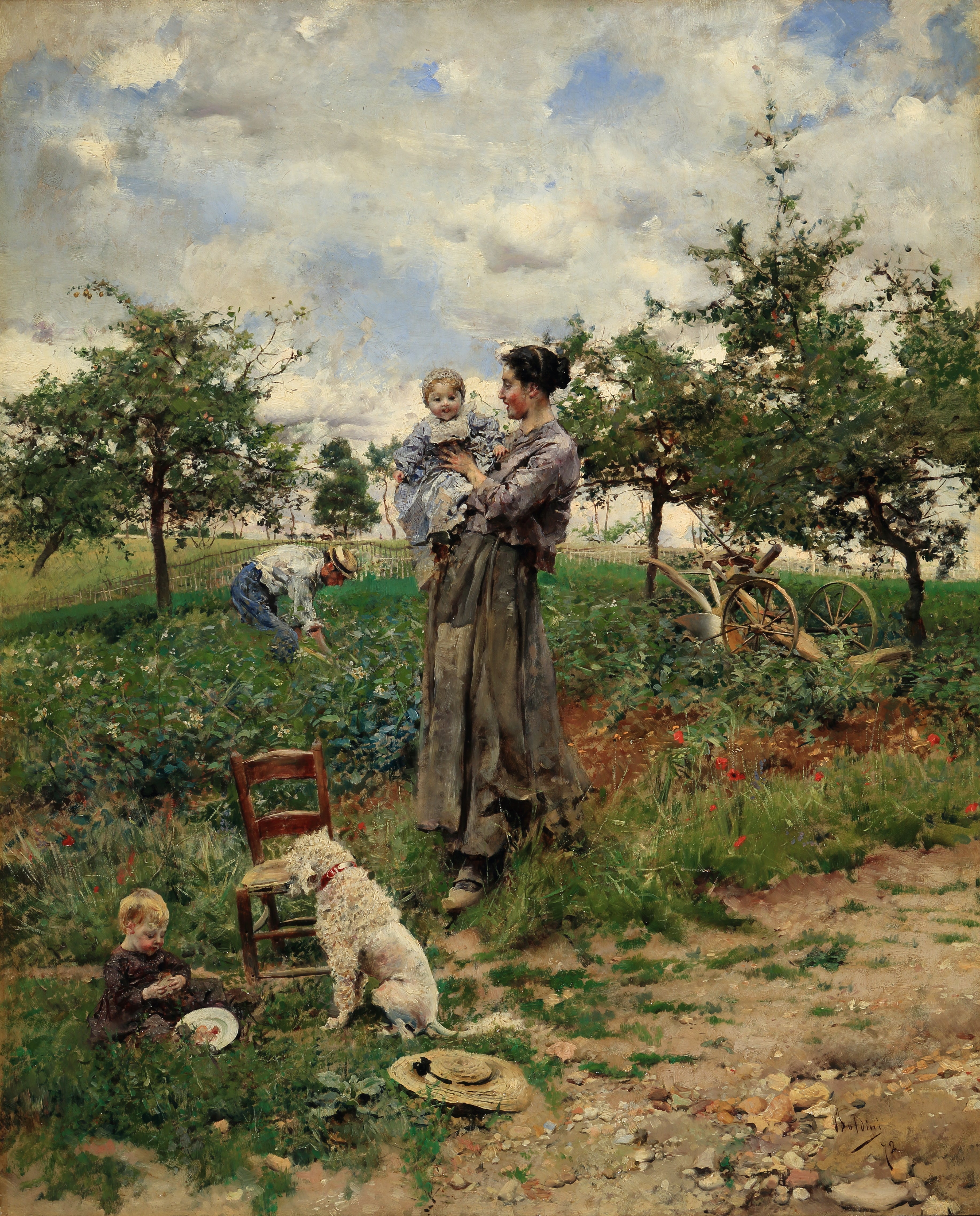 À la campagne - Giovanni Boldini image 1 reproduction réalisée par Alpha Reproduction