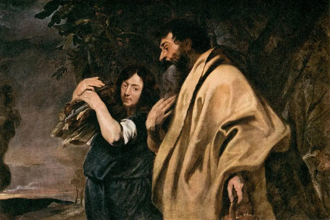 अब्राहम और इसहाक - Antoine van Dyck