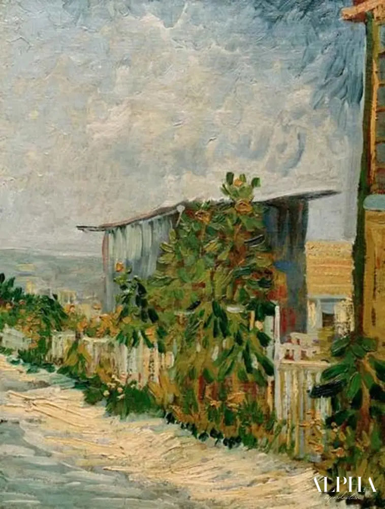 Abri sur Montmartre - Van Gogh - Reproductions de tableaux et peintures haut de gamme