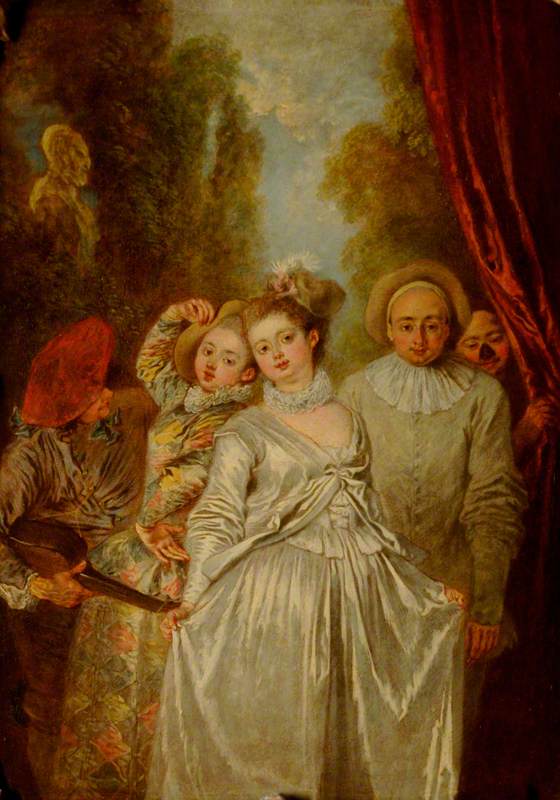 इतालवी समूह के कलाकार - Antoine Watteau
