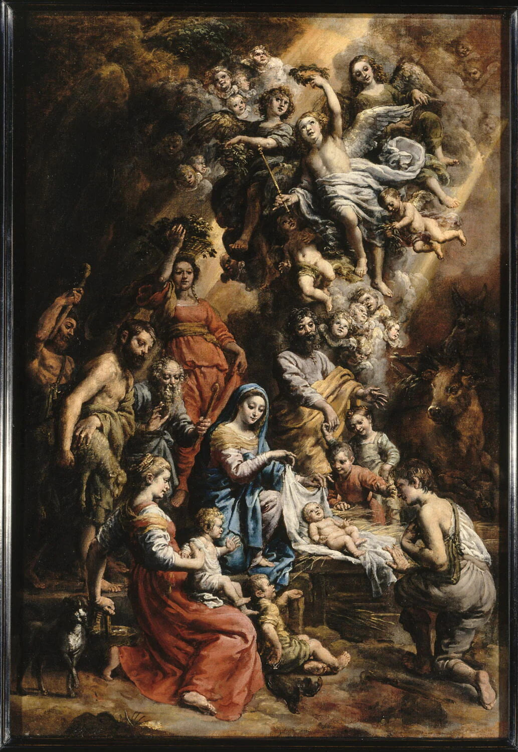 L'Adoration des bergers - Theodoor van Loon