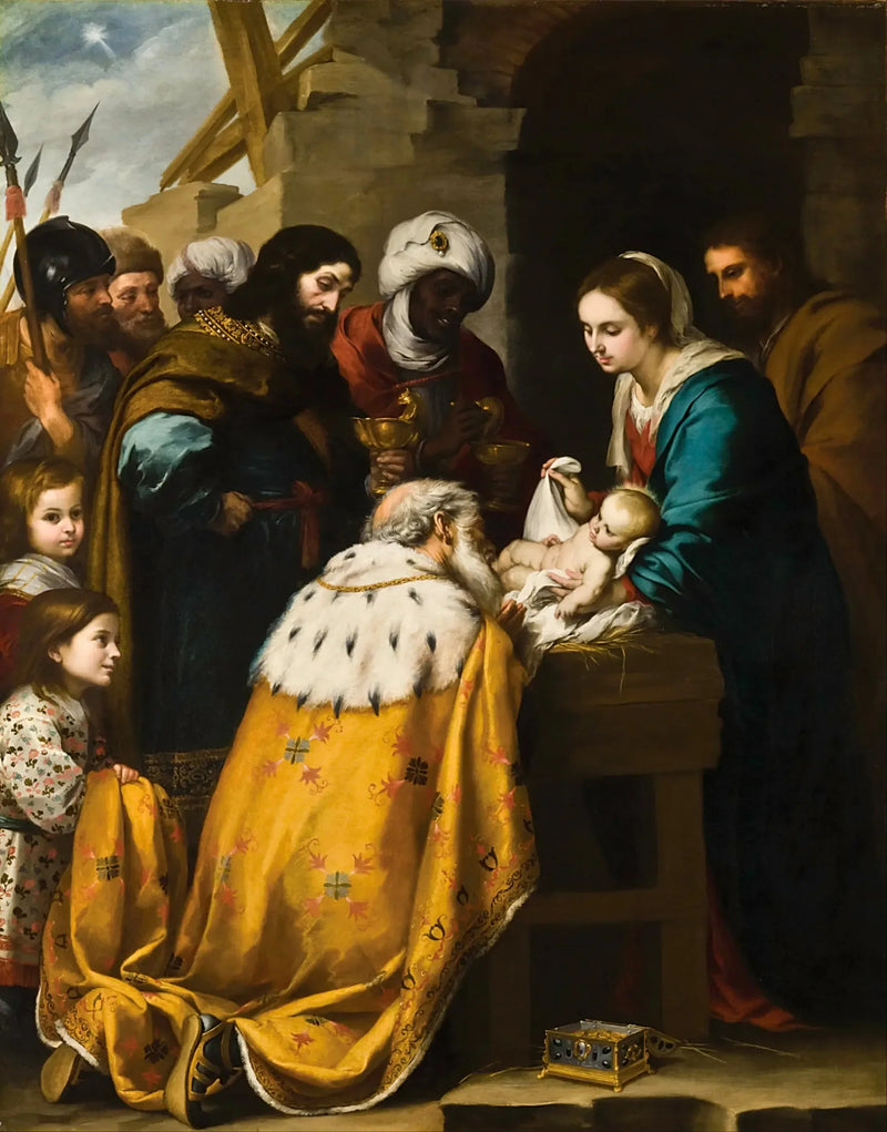 मंगेतरों की पूजा - बारटोलोमे़ Esteban Murillo