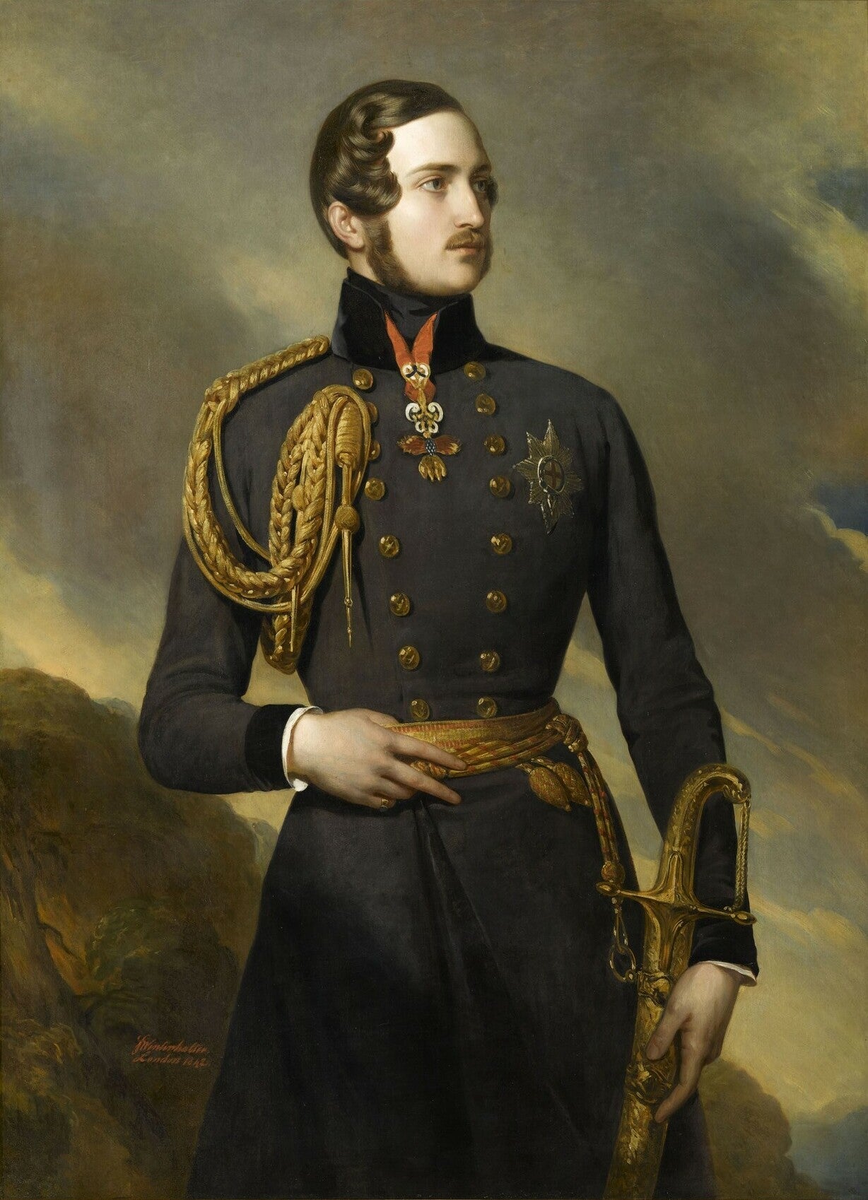 Albert de Saxe-Cobourg-Gotha prince consort (1819-1861) - Franz Xaver Winterhalter - Alpha Reproduction