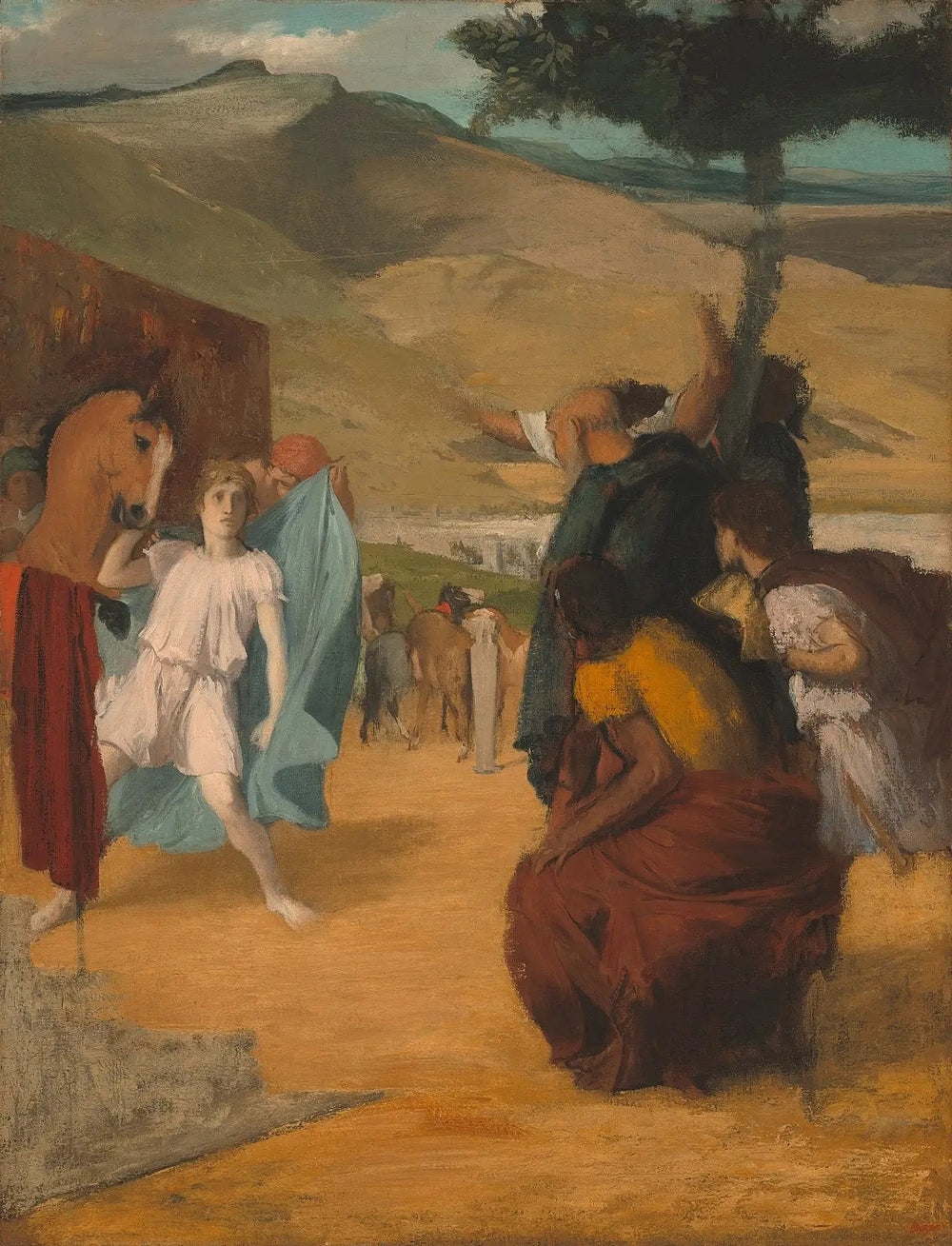 Alexandre et Bucéphale - Edgar Degas image 1 reproduction de peinture à l’huile