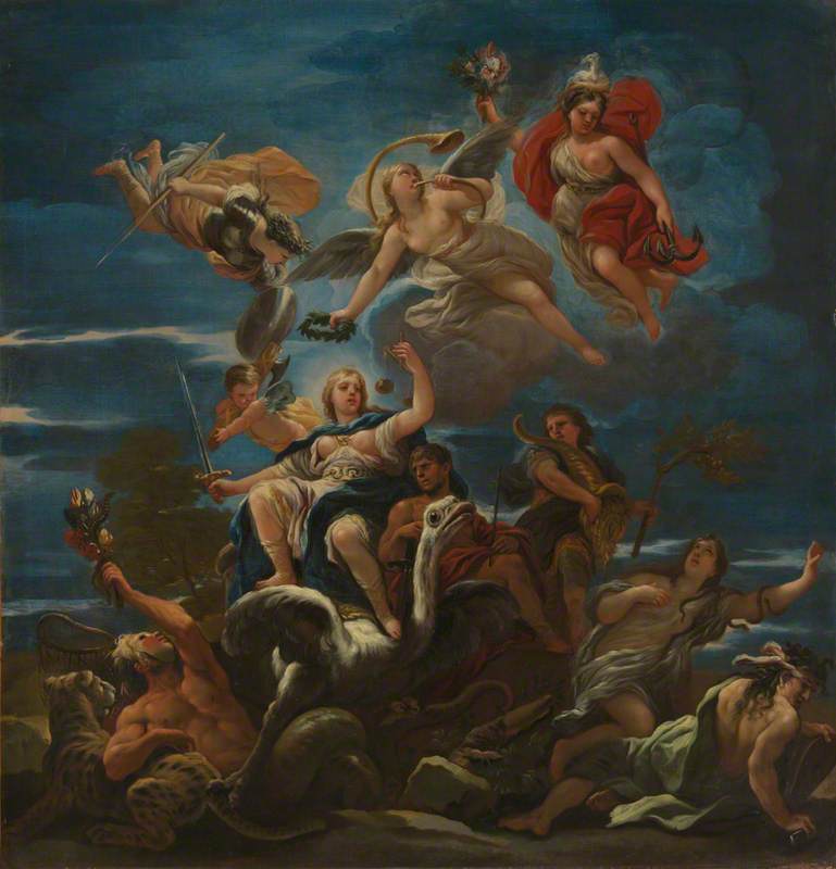 Allégorie de la Justice - Luca Giordano - Alpha Reproduction