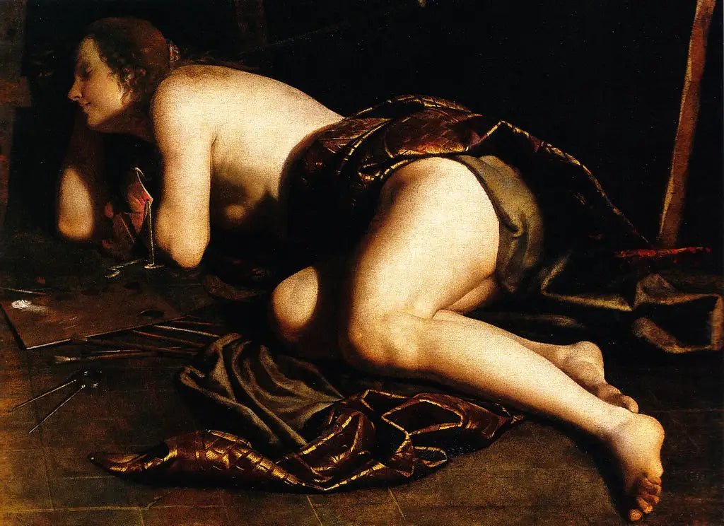 Allégorie de la Peinture - Artemisia Gentileschi - Alpha Reproduction