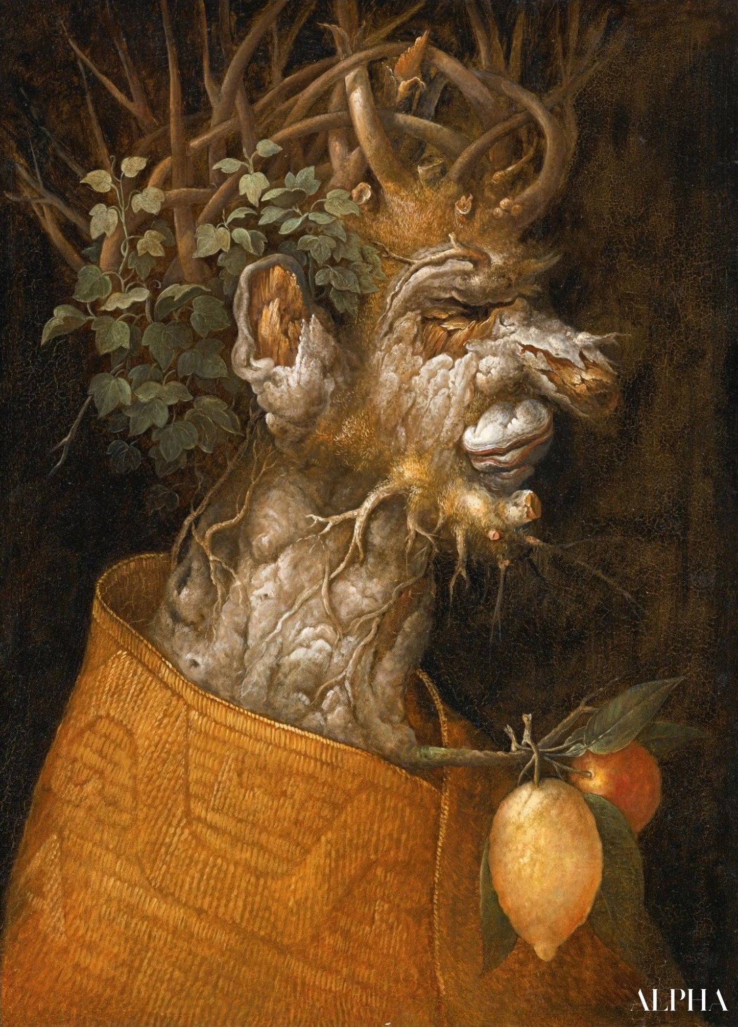Allégorie de l'hiver - Arcimboldo - Reproductions de tableaux et peintures haut de gamme