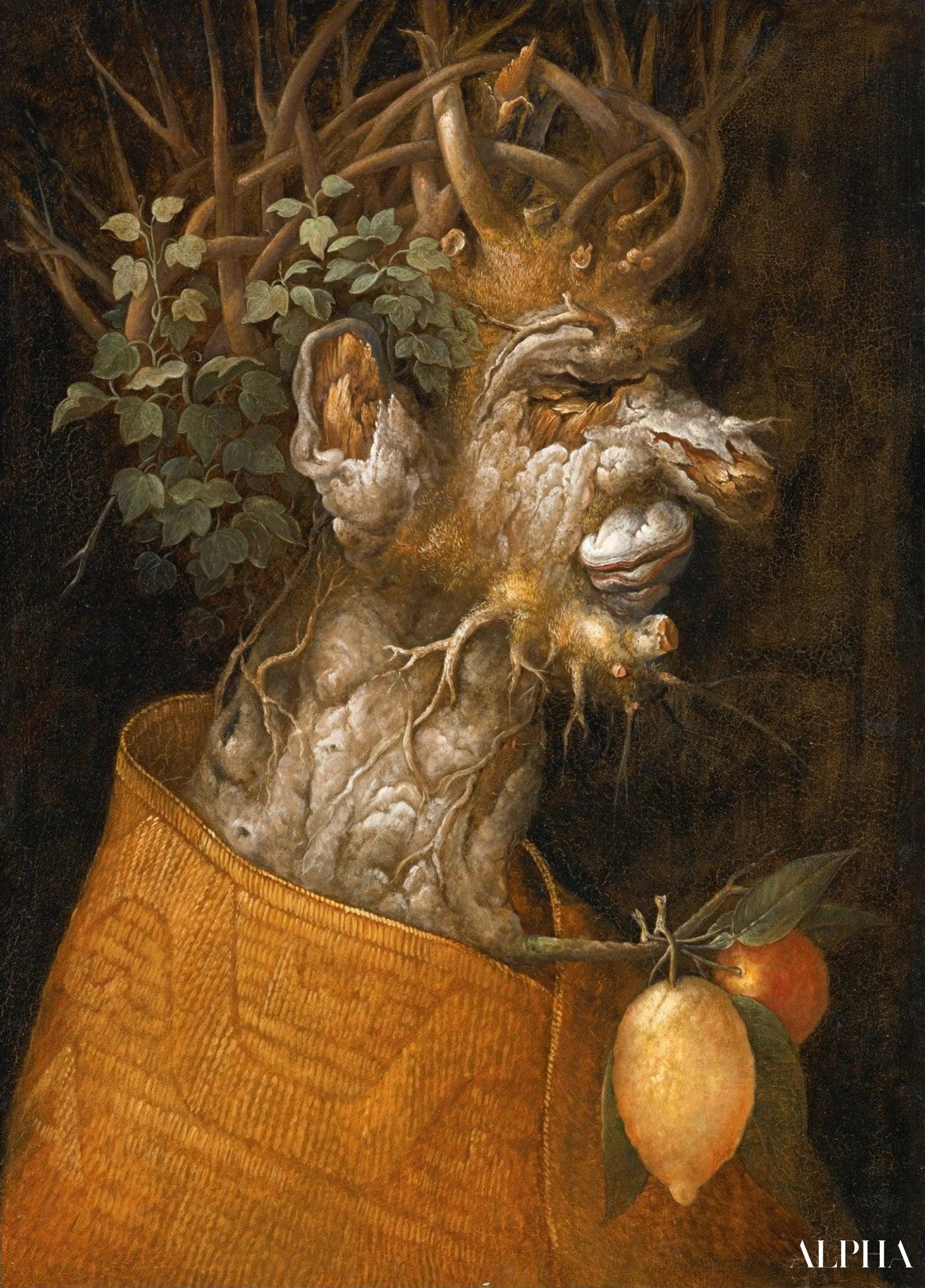 Allégorie de l'hiver - Arcimboldo - Reproductions de tableaux et peintures haut de gamme