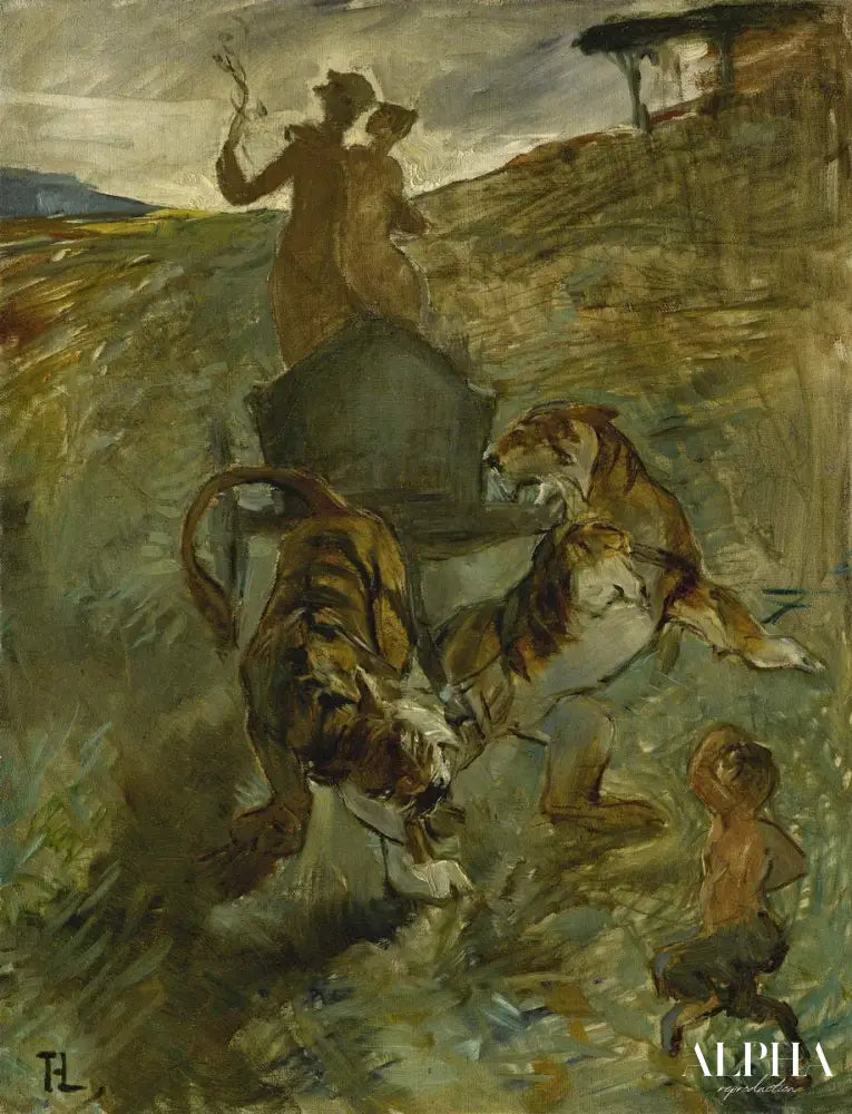 Allégorie, Le printemps de la vie - Toulouse Lautrec - Reproductions de tableaux et peintures haut de gamme