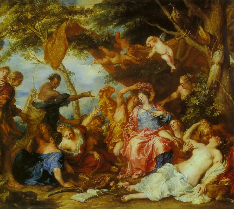 अमरिलिस और मिर्टिल्लो - Antoine van Dyck