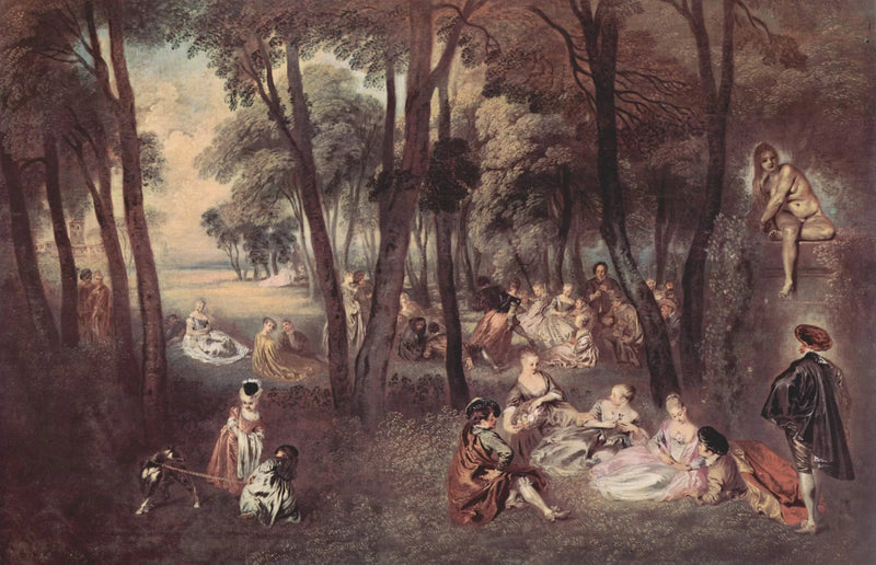 मनोरंजन ग्रामीण - Antoine Watteau