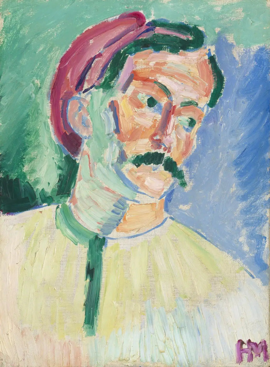 Reproduction du tableau « André Derain - Henri Matisse » par Alpha Reproduction en peinture à l’huile