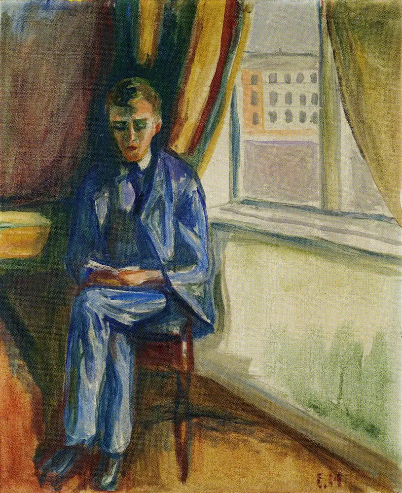 Reproduction du tableau « Andreas Lisant - Edvard Munch » par Alpha Reproduction en peinture à l’huile
