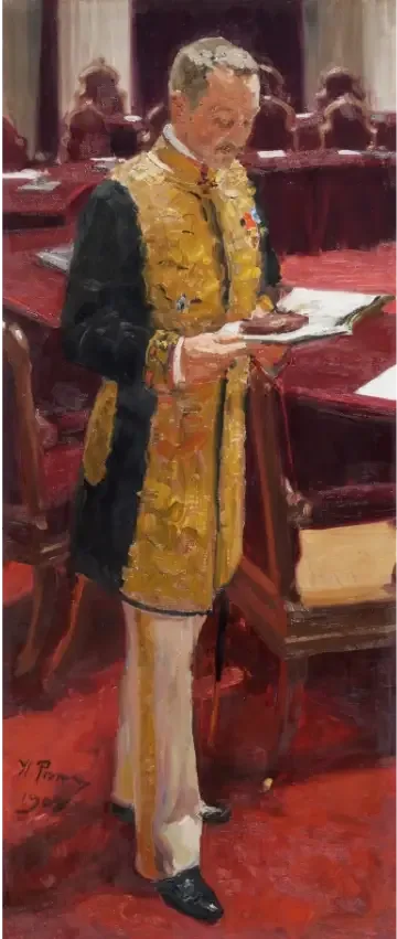 आंद्रेई अलेक्जेंड्रोविच बोब्रिंस्की (1844 – 1930) - इलिया रिपिन