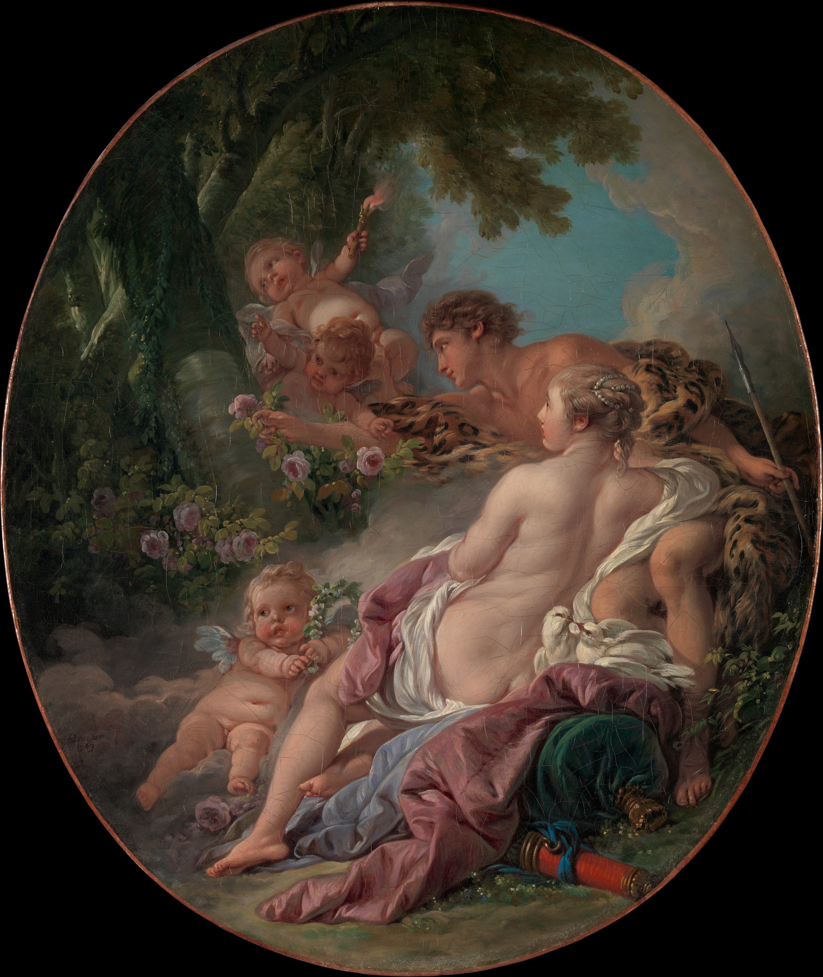 Angélique et Médor - François Boucher - Alpha Reproduction