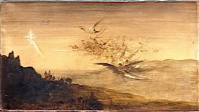 राजा के अनुसार अग्नि देवताओं की अग्नि.jpg - Gustave Moreau