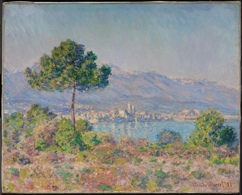 Antibes vu du plateau Notre-Dame - Claude Monet image 1 reproduction artisanale de tableau