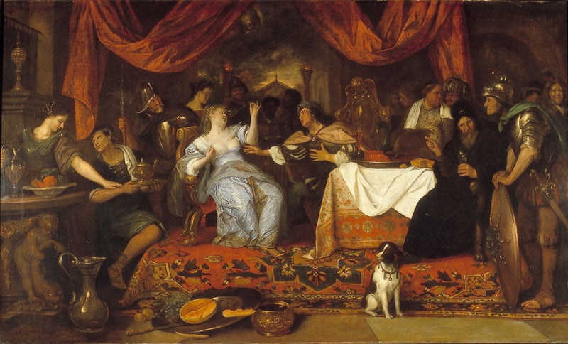 Antoine et Cléopâtre - Jan Steen