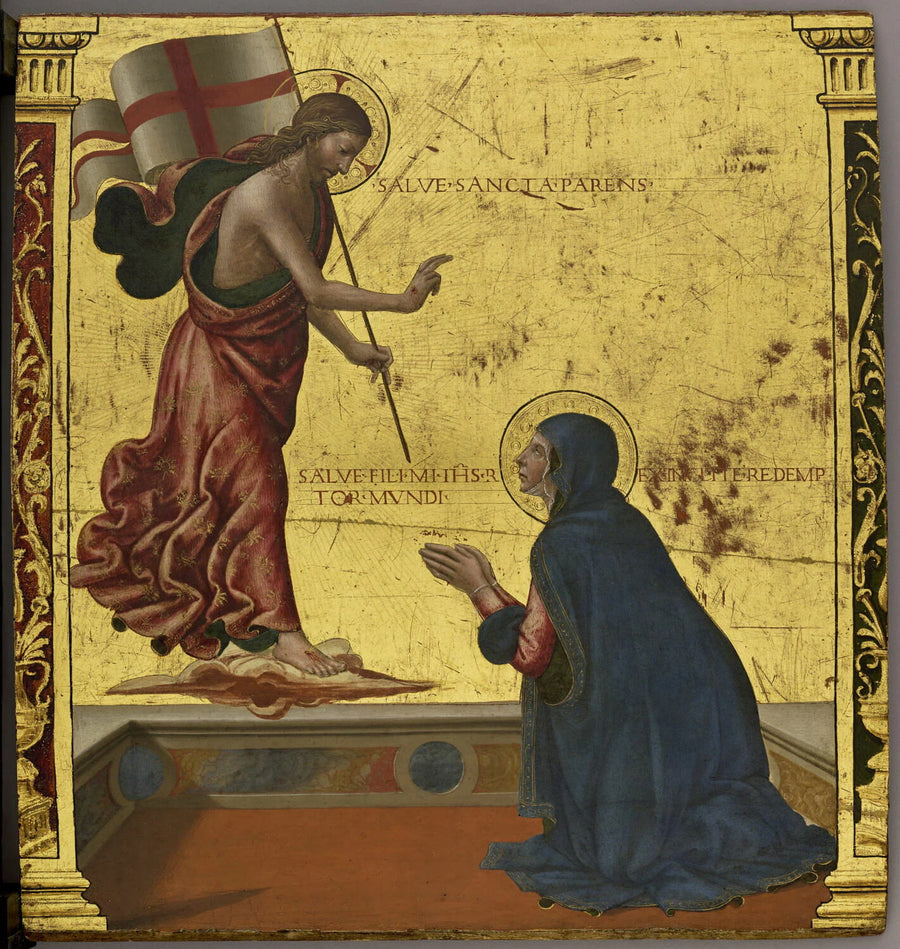 L'Apparition du Christ à la Vierge - Ghirlandaio, Domenico (Domenico di Tommaso Bigordi, dit)