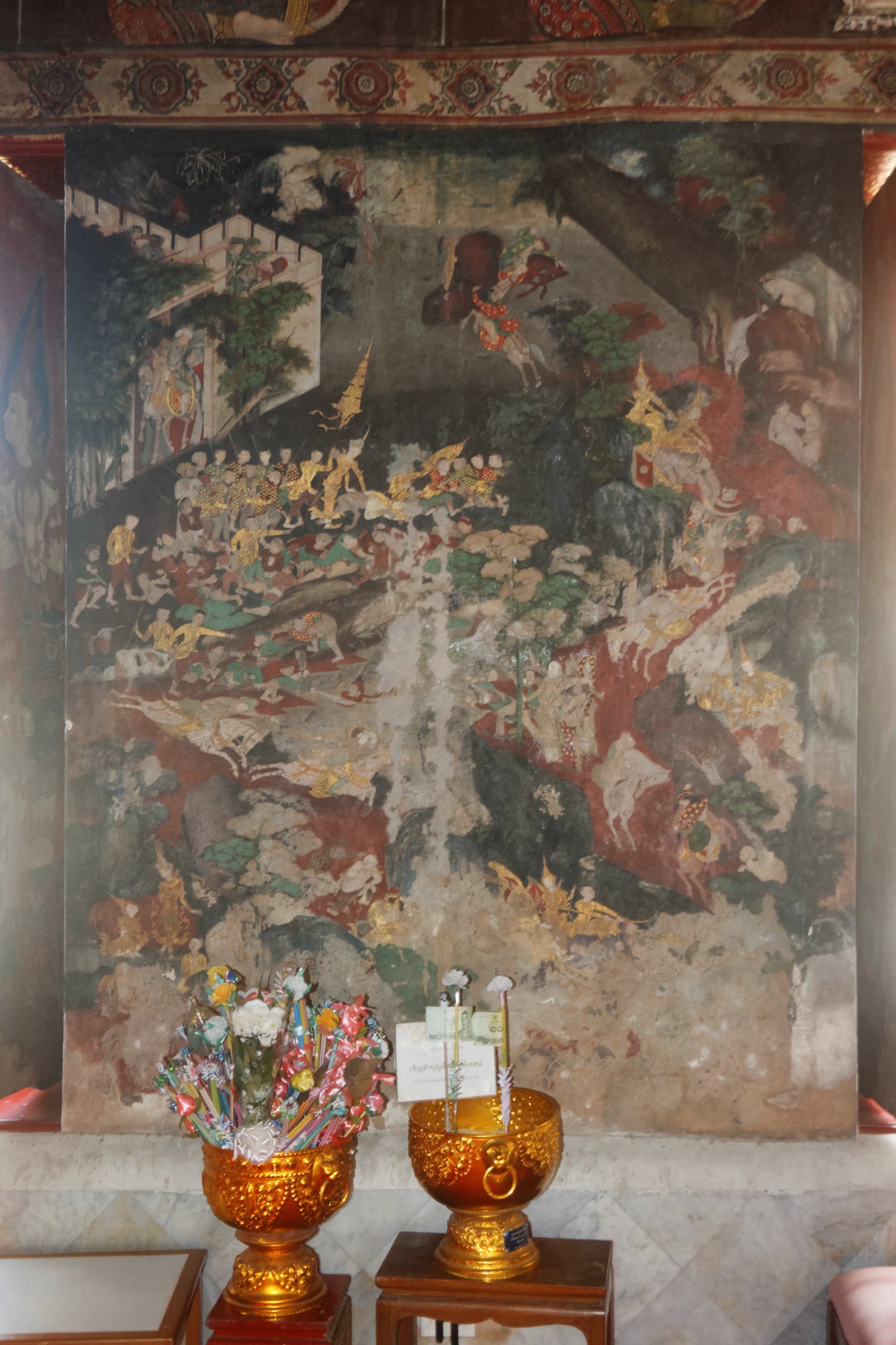 Assemblée céleste à Wat Suwannaram, Ateliers de Wat Suwannaram, XIXe siècle